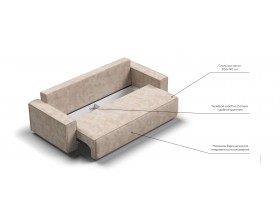 Норд диван Велюр Алькантара пепел