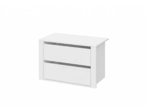 Уценка!Без гарантии!!Шкаф распашной Берген ШК-800.1 белое дерево