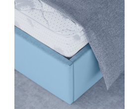 Кровать «Mia» 160х200 с подъёмным механизмом рогожка Vizit, Laguna