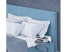 Кровать «Mia» 160х200 с подъёмным механизмом рогожка Vizit, Laguna