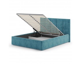 Кровать «Marta» 160х200 с подъёмным механизмом, рогожка Vizit, Laguna