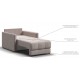 Кресло-кровать BOSS LOFT велюр Monolit латте