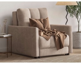 Босс Лофт кресло-кровать Велюр Монолит латте