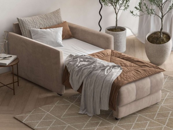 Кресло-кровать BOSS LOFT велюр Monolit латте Кресло-кровать BOSS LOFT велюр Monolit латте