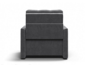 Босс Лофт кресло-кровать Велюр Монолит серый