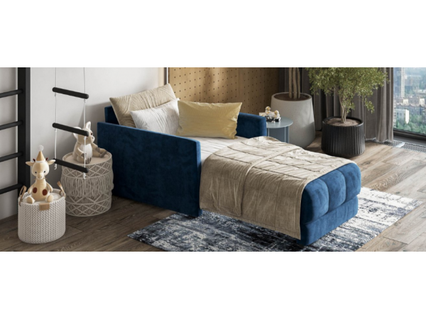 Кресло-кровать BOSS LOFT велюр Monolit синий Кресло-кровать BOSS LOFT велюр Monolit синий