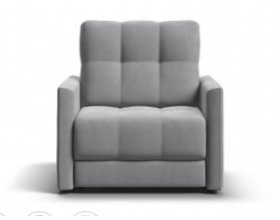 Босс Лофт кресло-кровать Велюр Монолит сталь