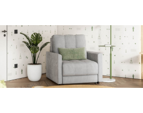 Босс Лофт кресло-кровать Велюр Монолит сталь