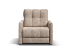 Босс Лофт кресло-кровать Велюр Алькантара пепел