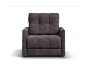 Босс Лофт кресло-кровать Велюр Алькантара серый