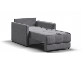 Босс Лофт кресло-кровать Велюр Роял агат