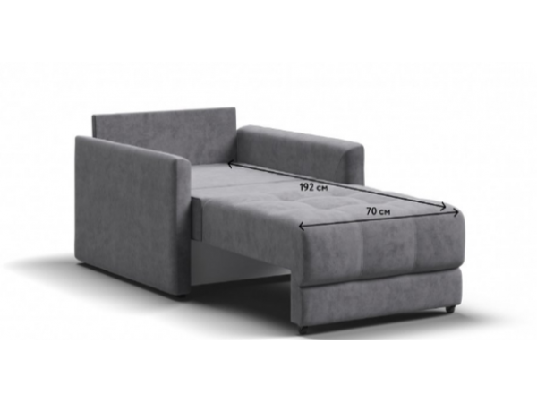 Кресло-кровать BOSS LOFT Велюр Роял агат