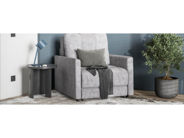 Кресло-кровать BOSS LOFT Велюр Роял агат