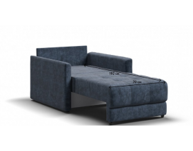 Босс Лофт кресло-кровать Велюр Роял синий