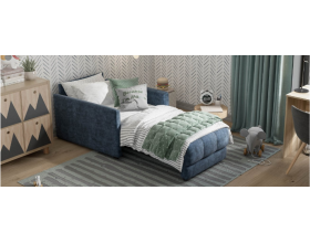 Босс Лофт кресло-кровать Велюр Роял синий