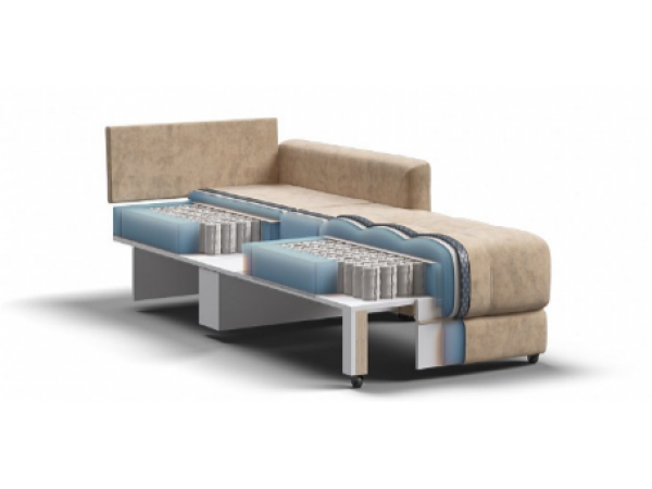 Босс Лофт кресло-кровать Велюр Роял шампань