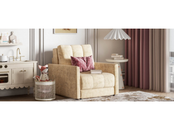 Босс Лофт кресло-кровать Велюр Роял шампань