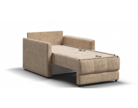 Босс Лофт кресло-кровать Велюр Роял шампань