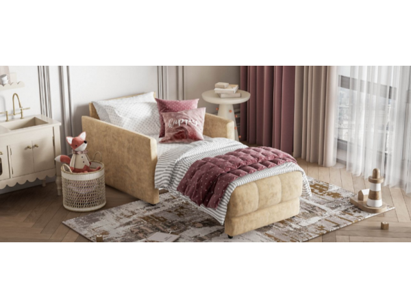 Босс Лофт кресло-кровать Велюр Роял шампань