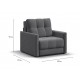Босс Лофт кресло-кровать Рогожка Мальмо серый