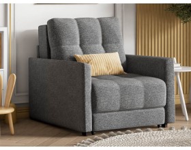 Босс Лофт кресло-кровать Рогожка Мальмо серый