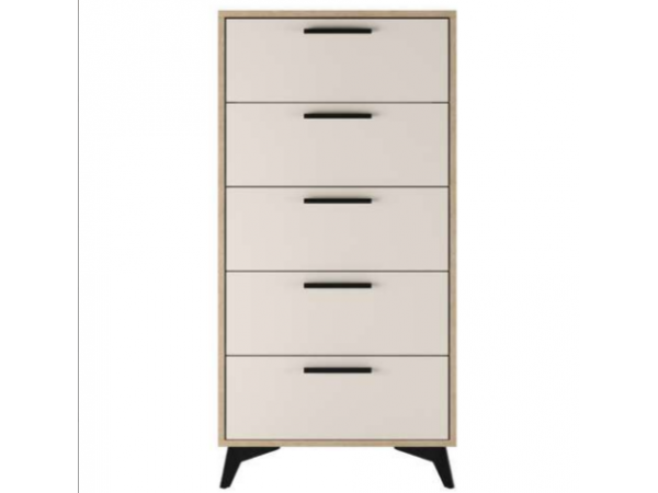 Комод 570 5Я "ЕВА" Дуб Экспрессив - Сатин