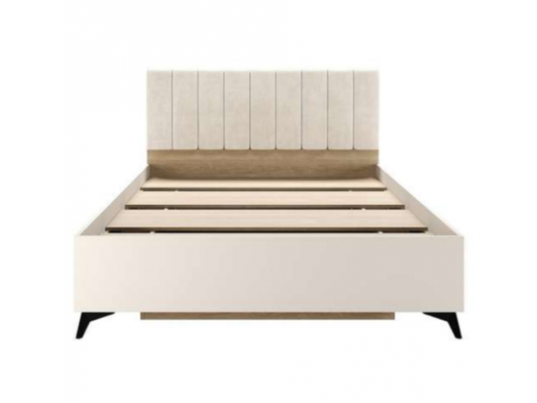 Кровать 1400 "ЕВА" с настилом ЛДСП Дуб Экспресив - Сатин