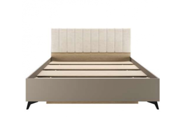 Кровать 1400 "ЕВА" с настилом ЛДСП Дуб Экспресив -  Глиняный