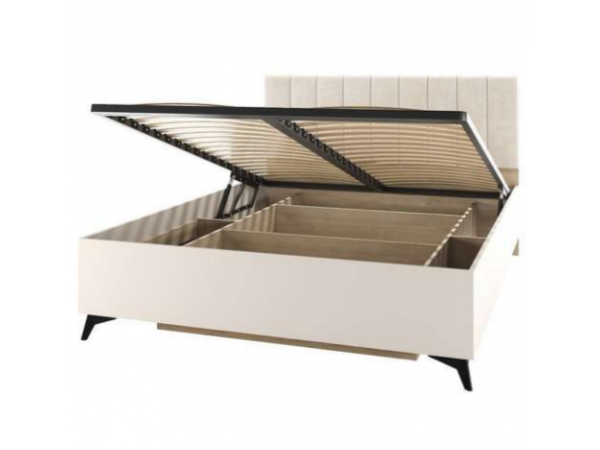 Кровать 1600 "ЕВА" с ортопедом Дуб Экспресив - Сатин (наполнение)