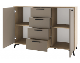 Спальня "ЕВА" композиция №8 Дуб Экспресив Глиняный серый