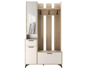 Прихожая "ЕВА" композиция №1 Дуб Экспресив Сатин