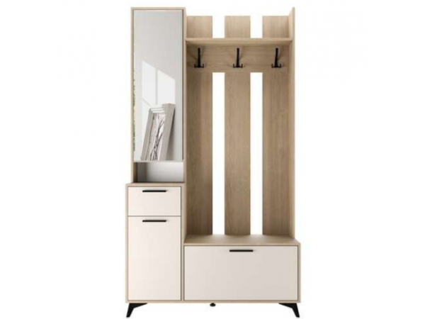 Прихожая "ЕВА" композиция №1 Дуб Экспресив Сатин