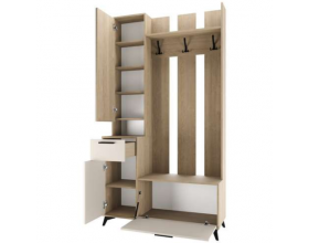 Прихожая "ЕВА" композиция №1 Дуб Экспресив Сатин