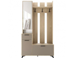 Прихожая "ЕВА" композиция №2 Дуб Экспресив Глиняный серый