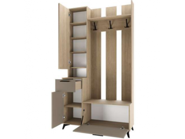 ЕВА Модуль универсальный 1200 Дуб Экспресив Глиняный серый