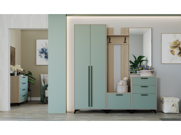 Прихожая "ЕВА" композиция №3 Дуб Экспресив Муссон