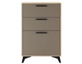 Прихожая "ЕВА" композиция №8 Дуб Экспресив Глиняный серый