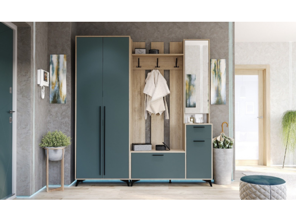 Прихожая "ЕВА" композиция №5 Дуб Экспресив Маренго