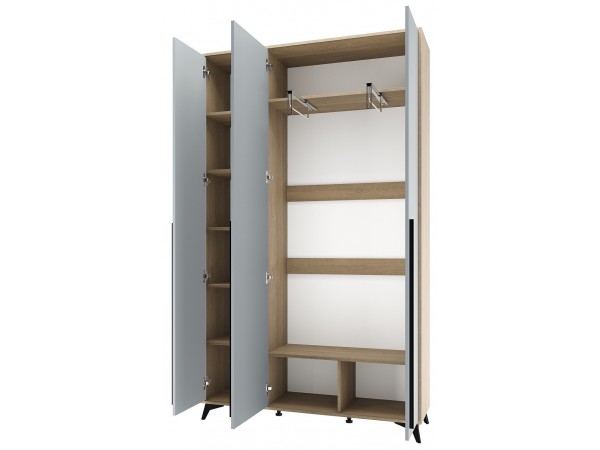 Прихожая "ЕВА" композиция №6 Дуб Экспресив Фрост