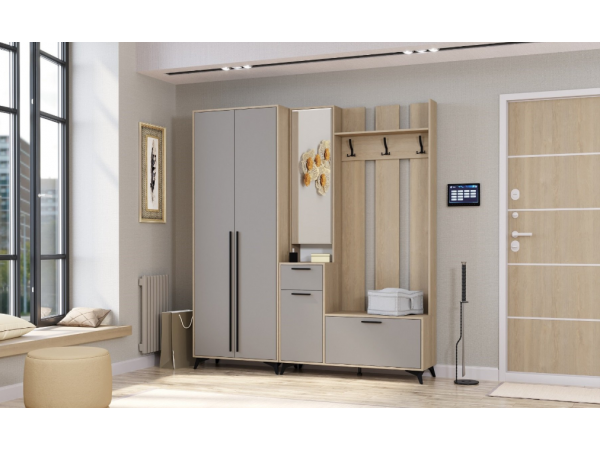 Прихожая "ЕВА" композиция №10 Дуб Экспресив Рейн