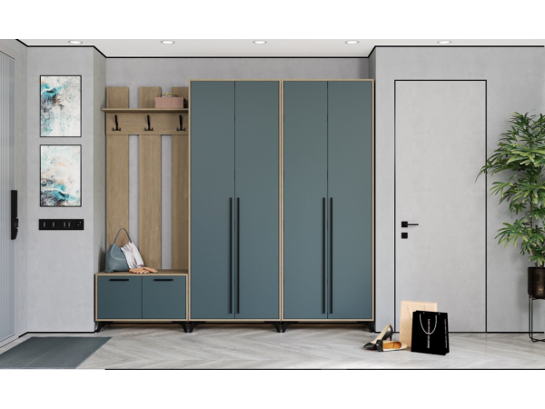 Прихожая "ЕВА" композиция №11 Дуб Экспресив  Маренго