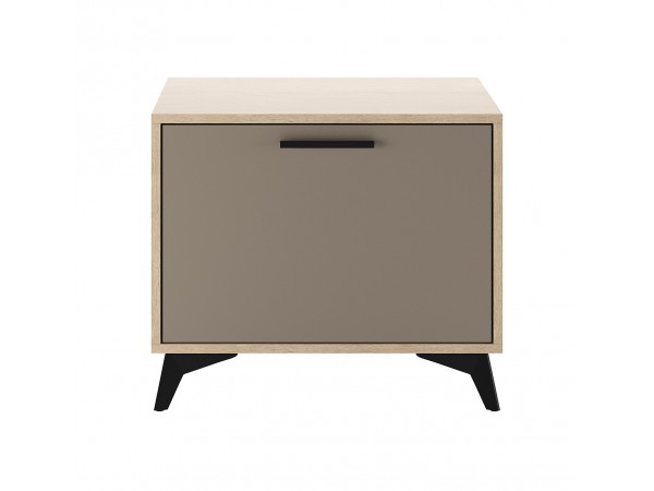 ЕВА Тумба 600 1С Дуб Экспресив Глиняный серый