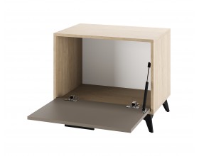 ЕВА Тумба 600 1С Дуб Экспресив Глиняный серый