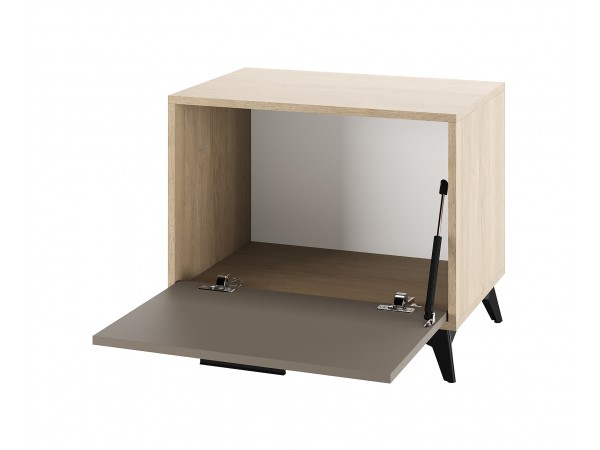 ЕВА Тумба 600 1С Дуб Экспресив Глиняный серый