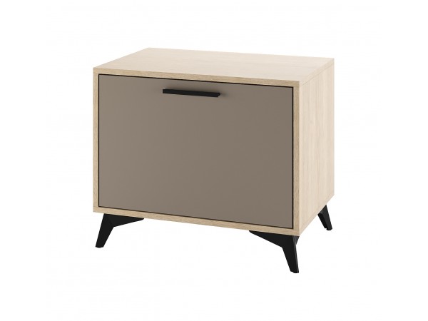 ЕВА Тумба 600 1С Дуб Экспресив Глиняный серый