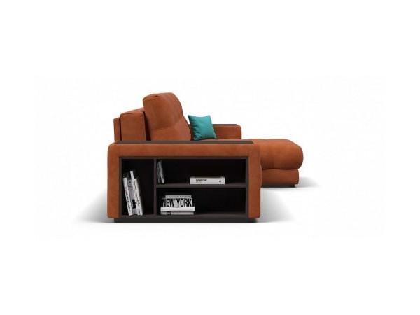 Диван BOSS 3.0 XL угол велюр Alkantara оранж