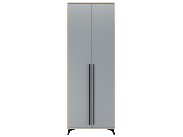 ЕВА Шкаф 800 2С Дуб Экспресив Фрост