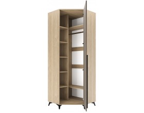 ЕВА Шкаф угловой 800 1С Дуб Экспресив Глиняный серый 