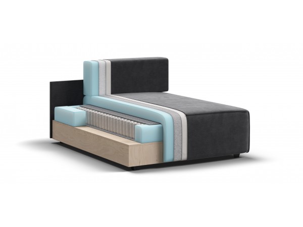 Оттоманка BOSS SOFT MODOOL Вельвет CORD графит