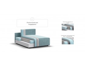 Босс Софт Модуль оттоманка Велюр Монолит аква